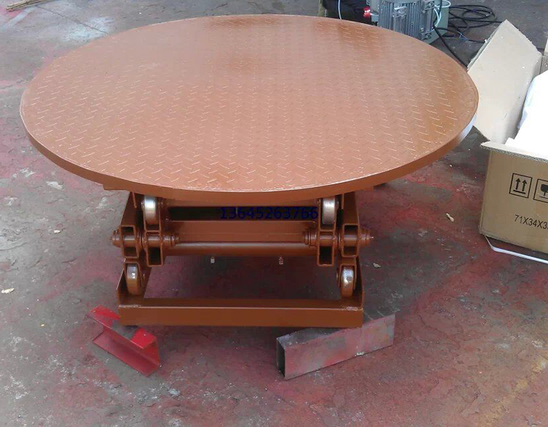 Telescopic lifting stage
